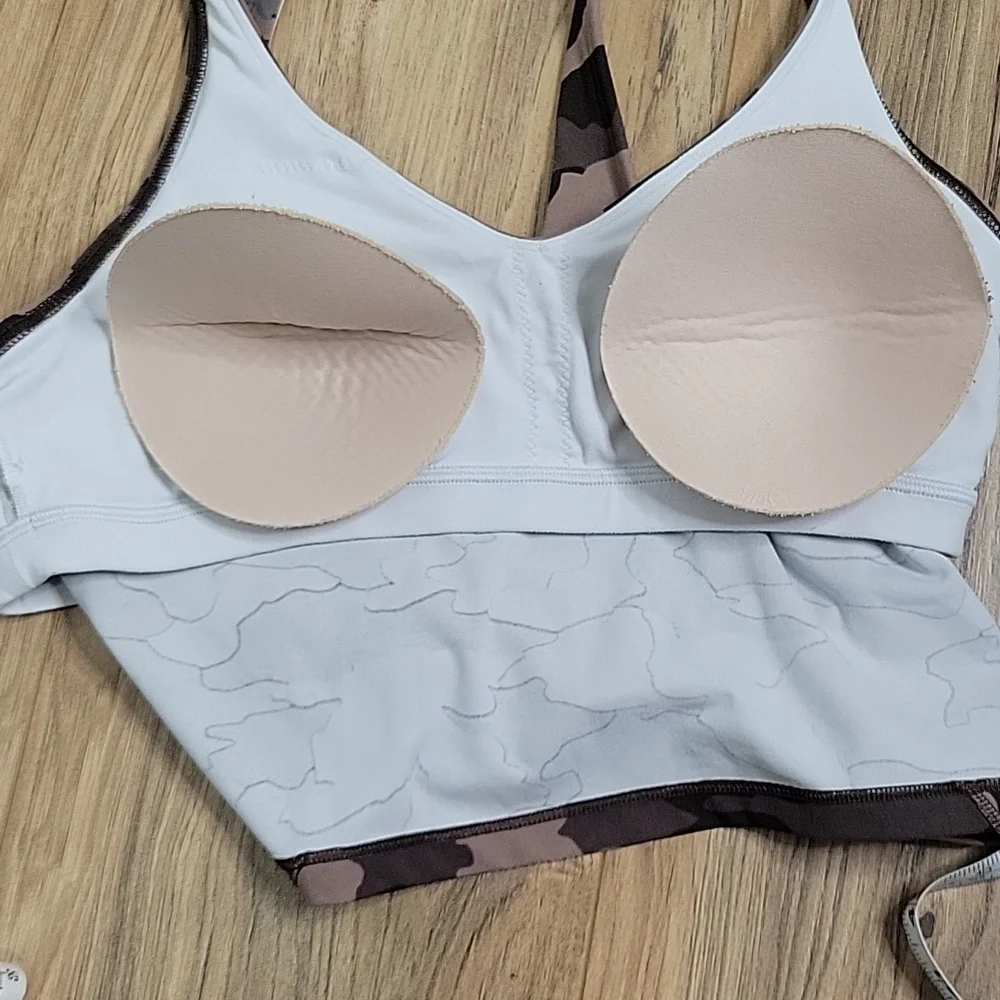 Lululemon Align Camo Heritage Dusty Bronze Workout Sports Bra